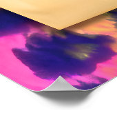 Mardi Gras Martini Woman Poster (Ecke)