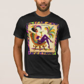 Mardi Gras Martini Woman T-Shirt (Vorderseite)