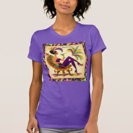 Mardi Gras Martini Woman T-Shirt