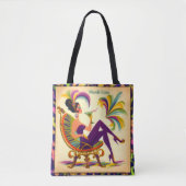Mardi Gras Martini Woman Tasche (Vorderseite)
