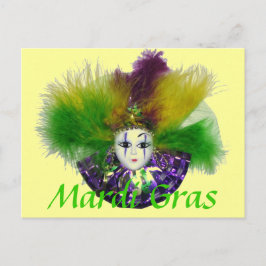 Mardi Gras Mask 2 Postkarte