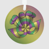 Mardi Gras Mask Akryllische Ornamente (Rückseite)