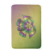 Mardi Gras Mask Bath Mat Badematte (Vorderseite Vertikal)