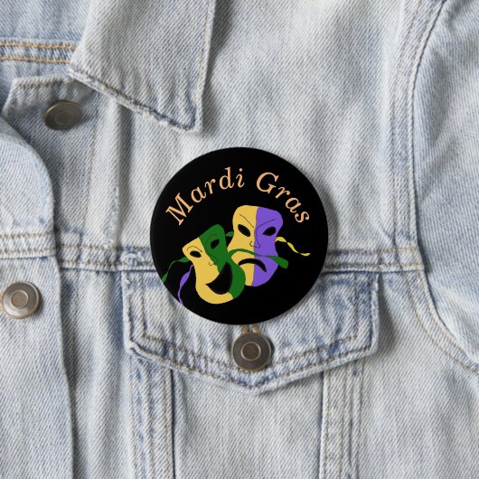 Mardi Gras Mask Button (Beispiel)