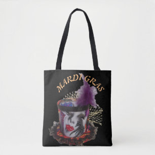 Mardi Gras Mask Colorful Tasche