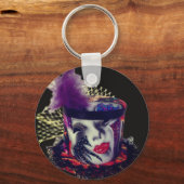 Mardi Gras Mask Colourful Schlüsselanhänger (Rückseite)