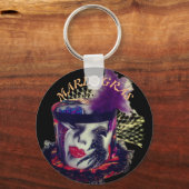 Mardi Gras Mask Colourful Schlüsselanhänger (Vorderseite)