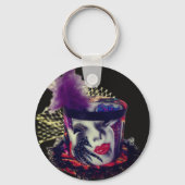 Mardi Gras Mask Colourful Schlüsselanhänger (Rückseite)