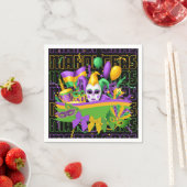 MARDI GRAS Mask Coquette Bows Serviette (Beispiel)