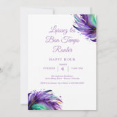 Mardi Gras Mask Einladung (Rückseite)