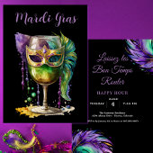 Mardi Gras Mask Einladung