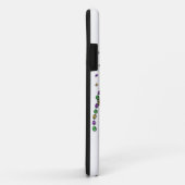 Mardi Gras Mask Feather Beads Case-Mate iPhone Hülle (Hinten/Rechts)