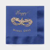 Mardi Gras Mask Gold Servietten Mit Folie (Vorderseite)
