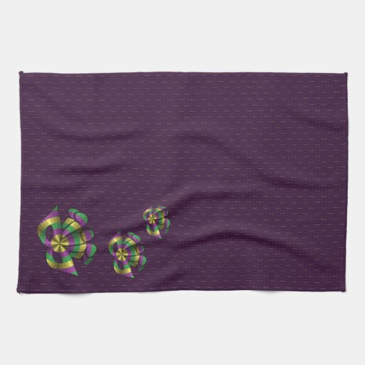 Mardi Gras Mask Handtuch (Horizontal)