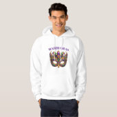 Mardi Gras Mask  Hoodie (Vorne ganz)