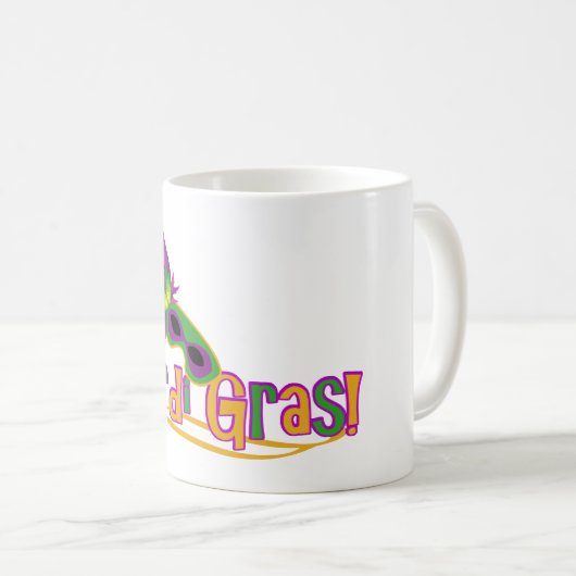 Mardi Gras Mask Kaffeetasse (VorderseiteRechts)