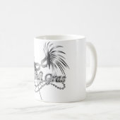 Mardi Gras Mask Kaffeetasse (VorderseiteRechts)