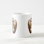 Mardi Gras Mask Kaffeetasse (Mittel)