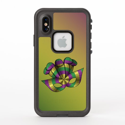 Mardi Gras Mask Lifeproof Case (Rückseite)