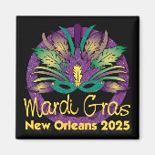 Mardi Gras Mask Magnet - 2025 - New Orleans (Vorne)