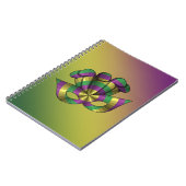 Mardi Gras Mask Notebook Notizblock (Linke Seite)