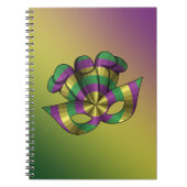 Mardi Gras Mask Notebook Notizblock (Vorderseite)
