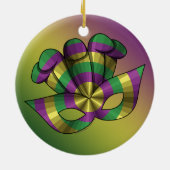 Mardi Gras Mask Ornament (Hinten)