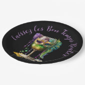 Mardi Gras Mask Pappteller (Schrägansicht)
