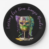 Mardi Gras Mask Pappteller (Vorderseite)
