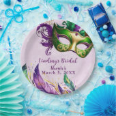 Mardi Gras Mask Pappteller (Party)