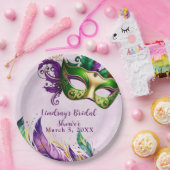 Mardi Gras Mask Pappteller (Party)