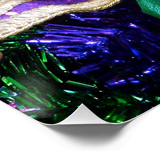 Mardi Gras Mask Poster (Ecke)