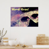 Mardi Gras Mask poster (Küche)