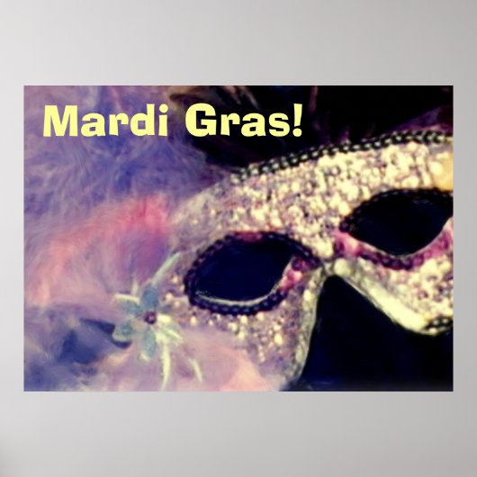 Mardi Gras Mask poster (Vorne)