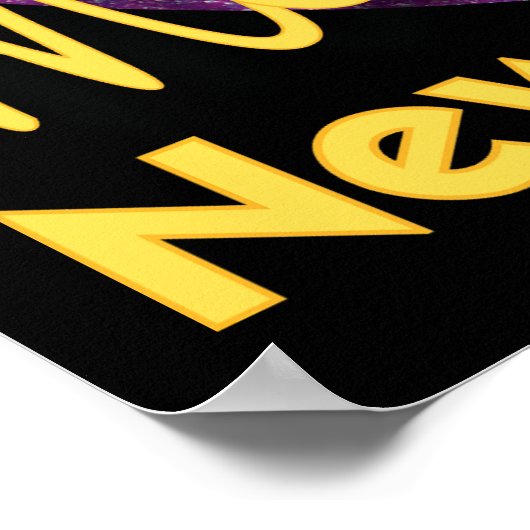 Mardi Gras Mask Poster - 2024 - New Orleans (Ecke)