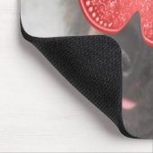Mardi Gras Mask Red Mousepad (Ecke)