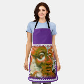 Mardi Gras Mask Schürze (Getragen)