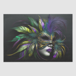 Mardi Gras Mask Seidenpapier