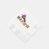 Mardi Gras Mask Serviette (Ecke)