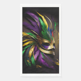 Mardi Gras Mask Serviette