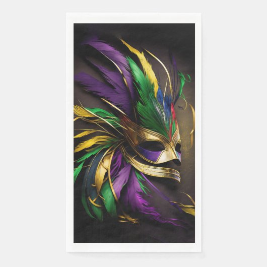 Mardi Gras Mask Serviette (Vorderseite)