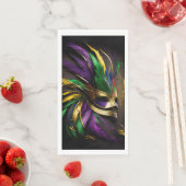 Mardi Gras Mask Serviette (Beispiel)