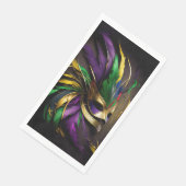 Mardi Gras Mask Serviette (Ecke)