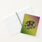 Mardi Gras Mask Spiral Notebook Notizblock (Innenseite)