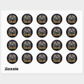 Mardi Gras Mask Sticker -2024 - Mobile, AL (Blatt)