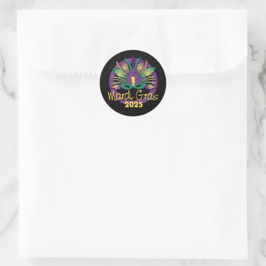 Mardi Gras Mask Sticker -2025 (Tasche)