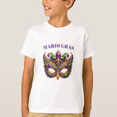 Mardi Gras Mask T-Shirt (Vorderseite)