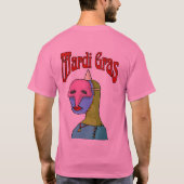 Mardi Gras Mask T-Shirt (Rückseite)