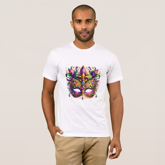 Mardi Gras Mask T-Shirt (Vorne ganz)
