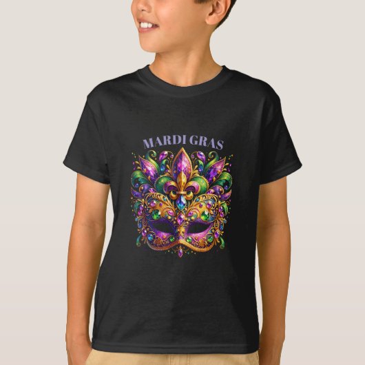 Mardi Gras Mask  T-Shirt (Vorderseite)